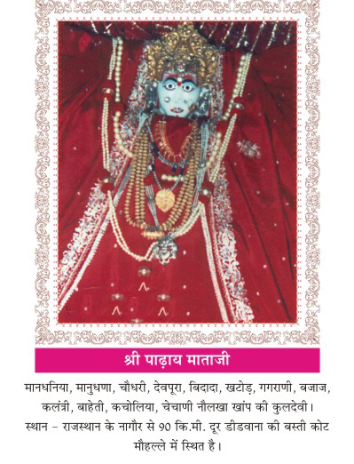 Kuldevi of Maheshwari surname Bidada