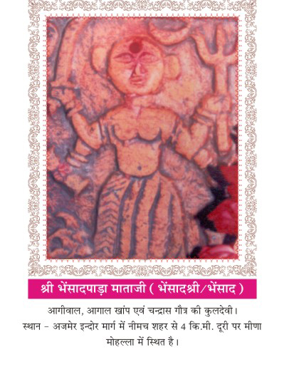 Kuldevi of Maheshwari surname Agiwal